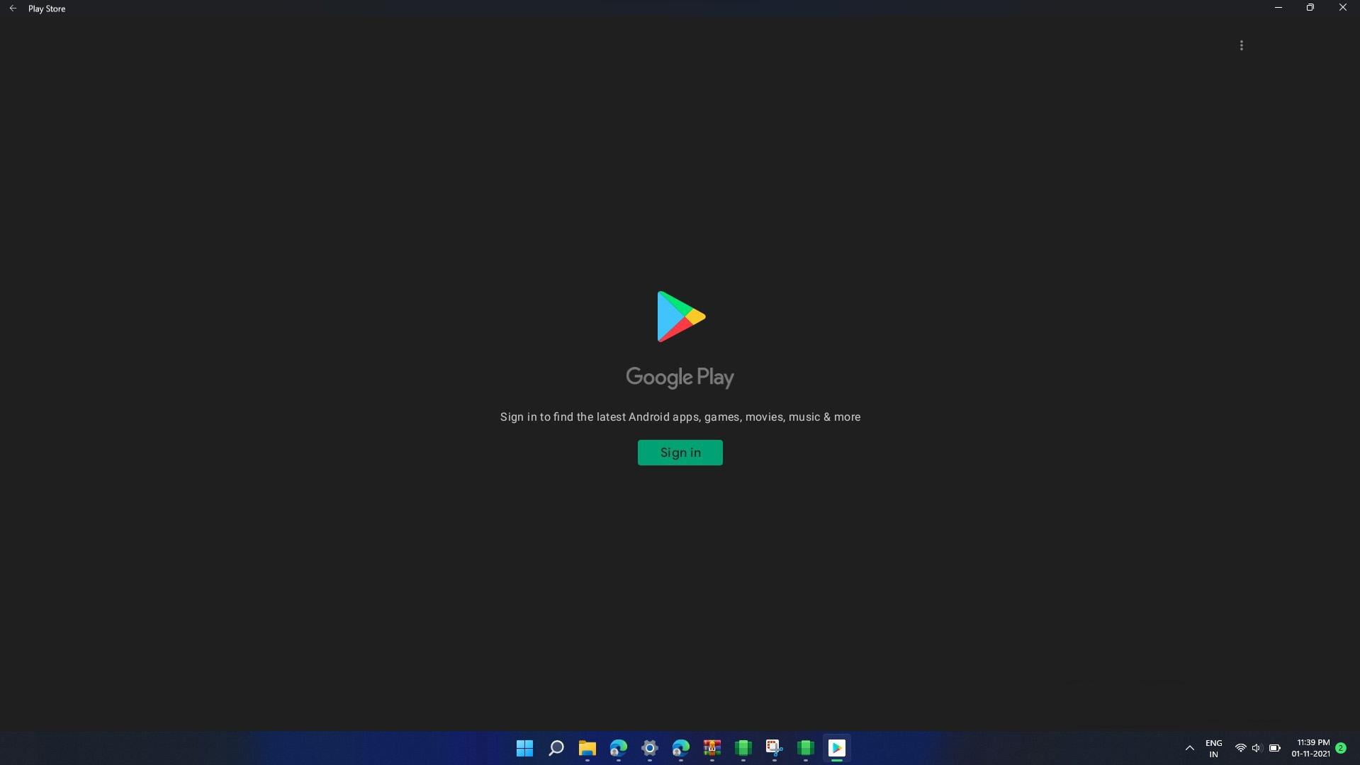 آموزش روش نصب گوگل پلی استور روی ویندوز ۱۱